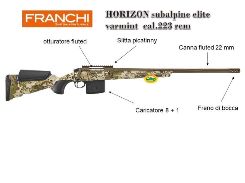 FRANCHI HORIZON VARMINT SUBALPINE ELITE cal.223 rem VARMINT